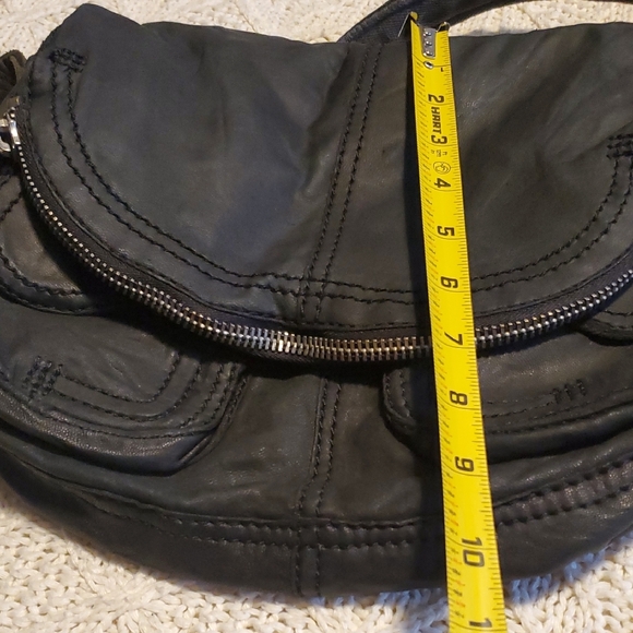 Lucky Brand Black Leather Hobo Bag - Picture 6 of 12